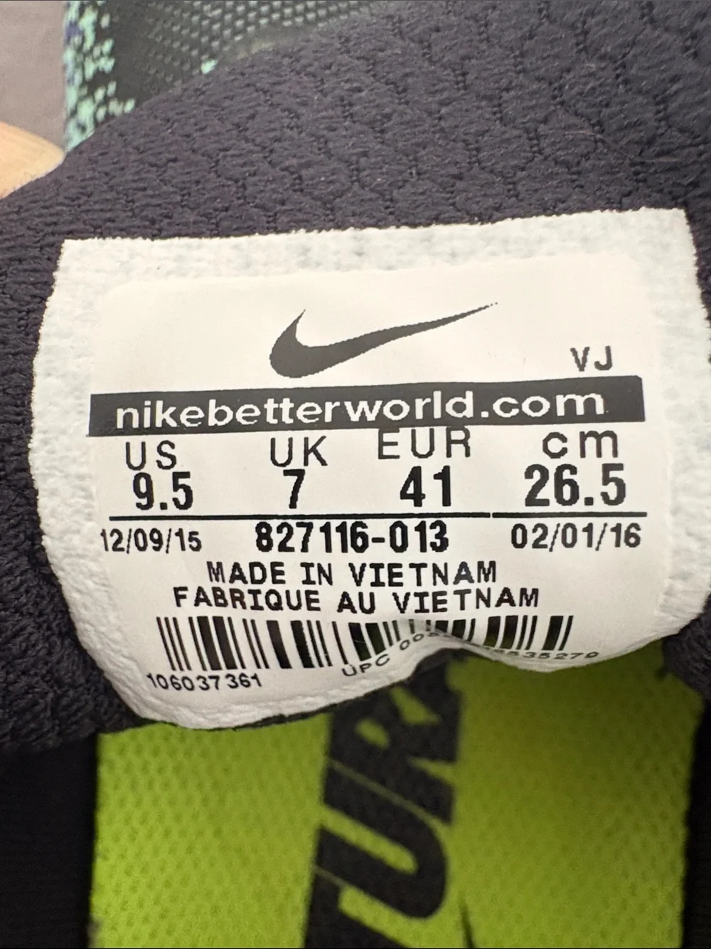 Nike Women's Black Teal Purple Knit Running Shoes with White Swoosh